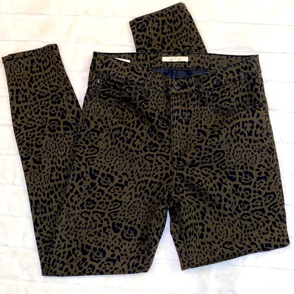 STS Blue Denim - Leapord Print Pants